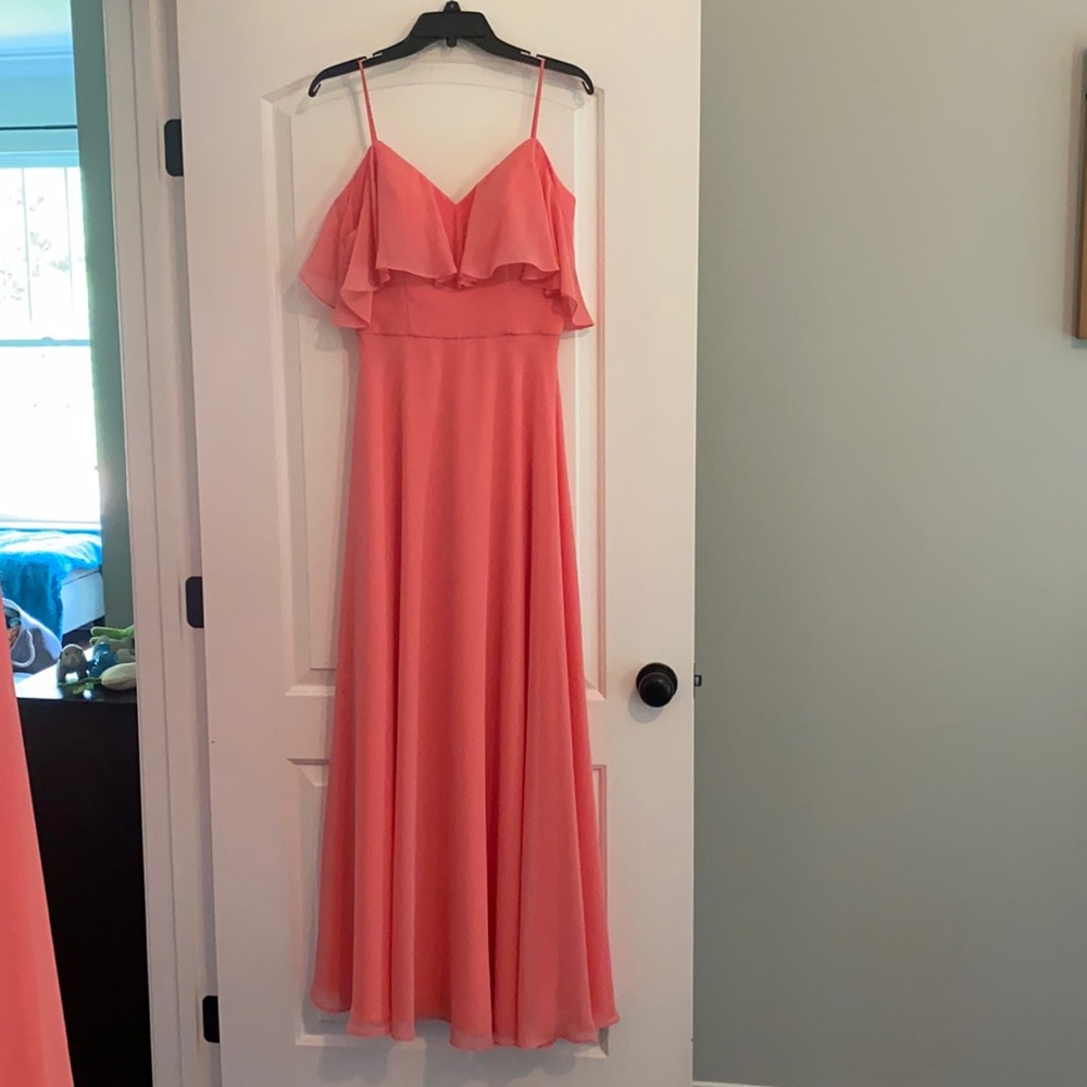 Mori Lee Bridesmaid dress | Color Cantaloupe